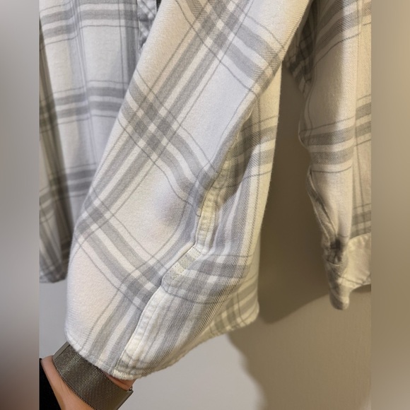 Well Worn white and gray super soft plaid 3x - Picture 6 of 6